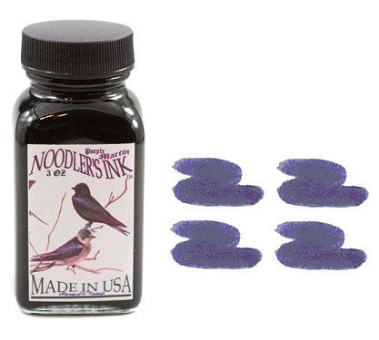 Noodlers Fountain Pen Ink Bottle - Purple Martin 1 Noodlers Fountain Pen Ink Bottle - Purple Martin