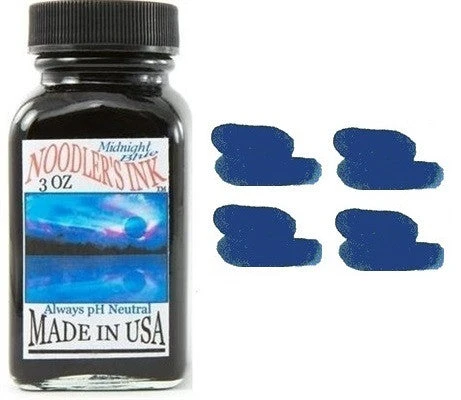 Noodlers Fountain Pen Ink Bottle - Midnight Blue 1 Noodlers Fountain Pen Ink Bottle - Midnight Blue