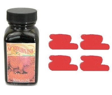 Noodlers Fountain Pen Ink Bottle - Eel Rattler Red 1 Noodlers Fountain Pen Ink Bottle - Eel Rattler Red